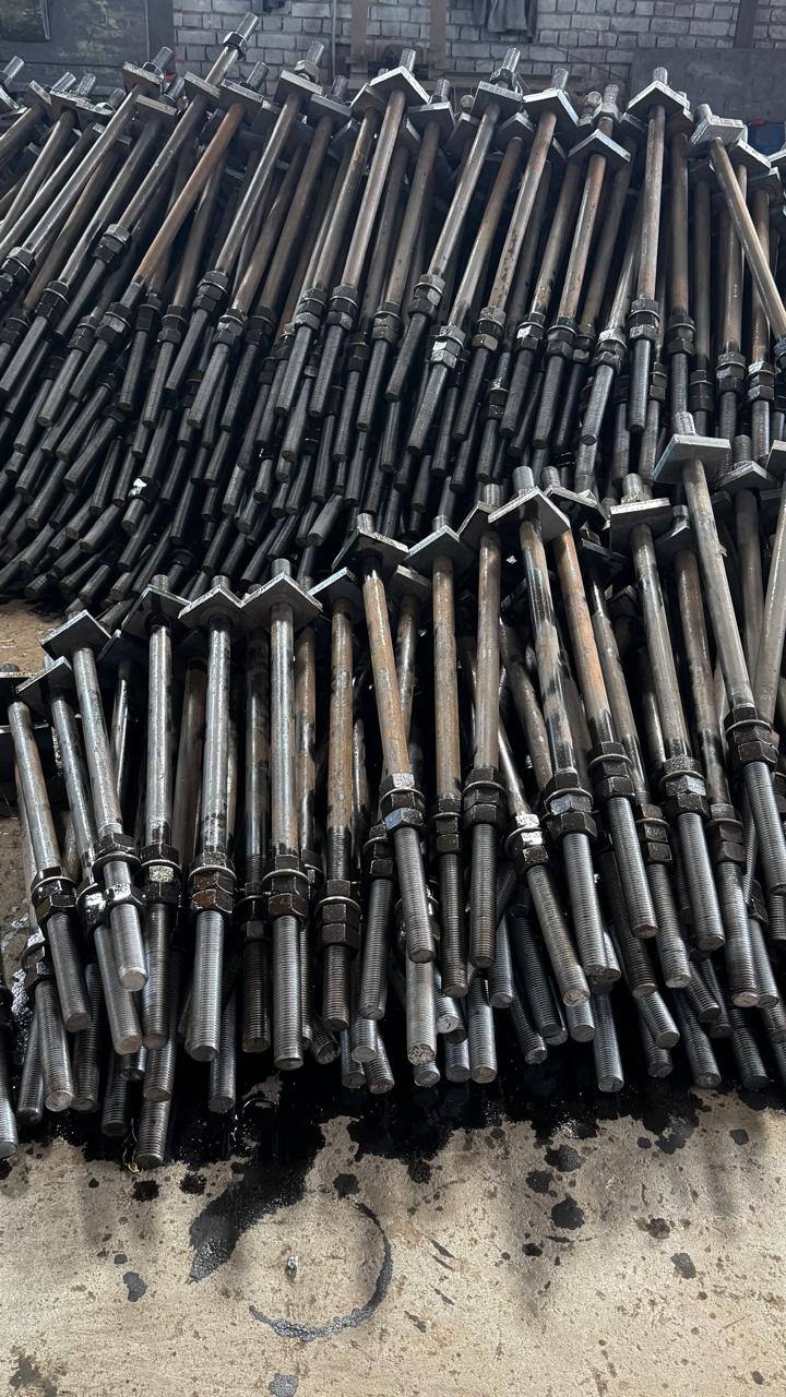 Manufactured anchor bolt production batch