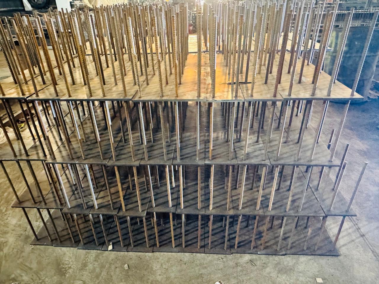Large made-to-drawing anchor cage production batch
